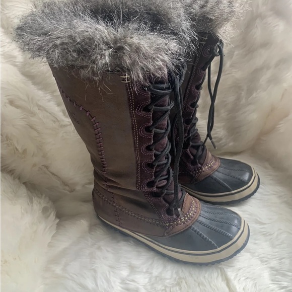 Sorel Cate the Great Womens 7 Rare Winter Boots Excellent - Picture 9 of 12
